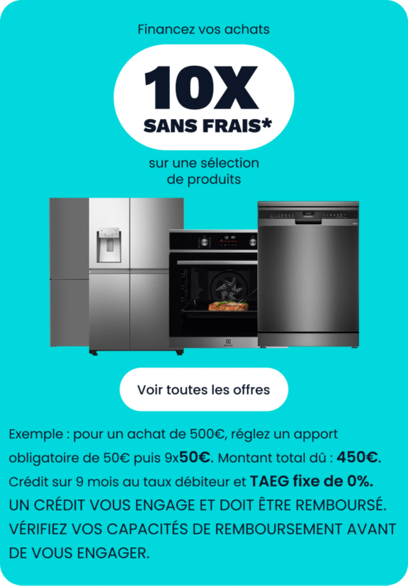 Financement sans frais !