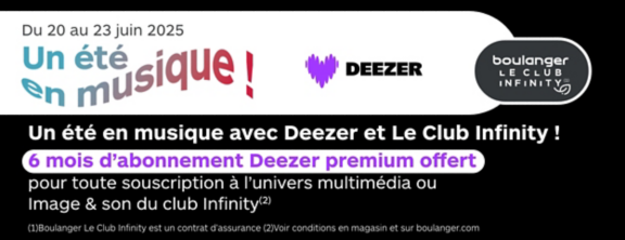 Offre Deezer - Fête de la musique