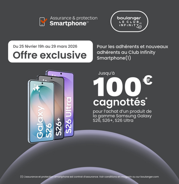 INFINITY Smartphone Samsung Galaxy S26 Séries