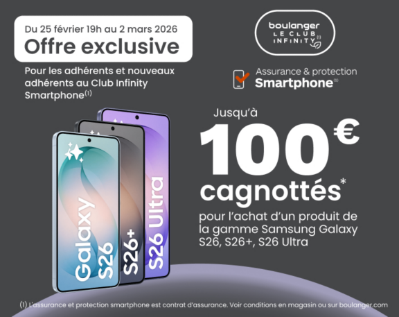 INFINITY Smartphone Samsung Galaxy S26 Séries