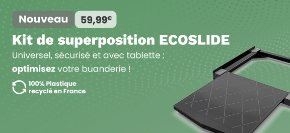 Kit de superposition ESSENTIELB EcoSlide avec tablette coulissante