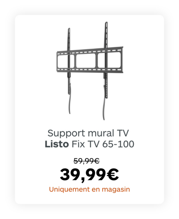 support mural TV