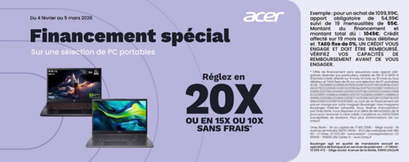 Financement acer