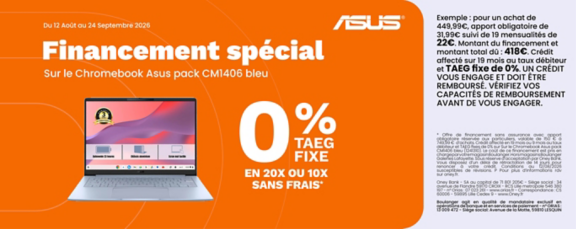 Financement asus