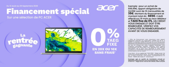 Financement acer