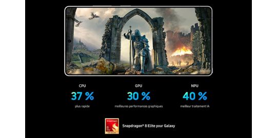 Samsung Galaxy S25 Ultra puce Snapdragon® 8 Elite