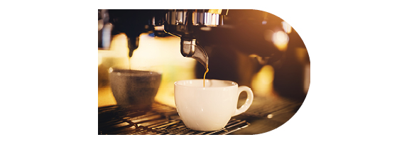 tasse à café avec café chaud