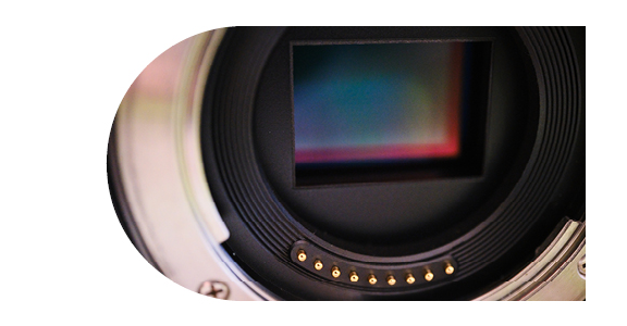 Zoom capteur appareil photo