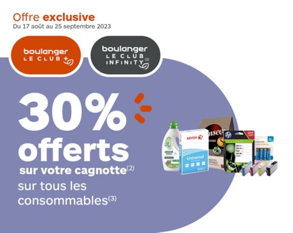 offre club consommables