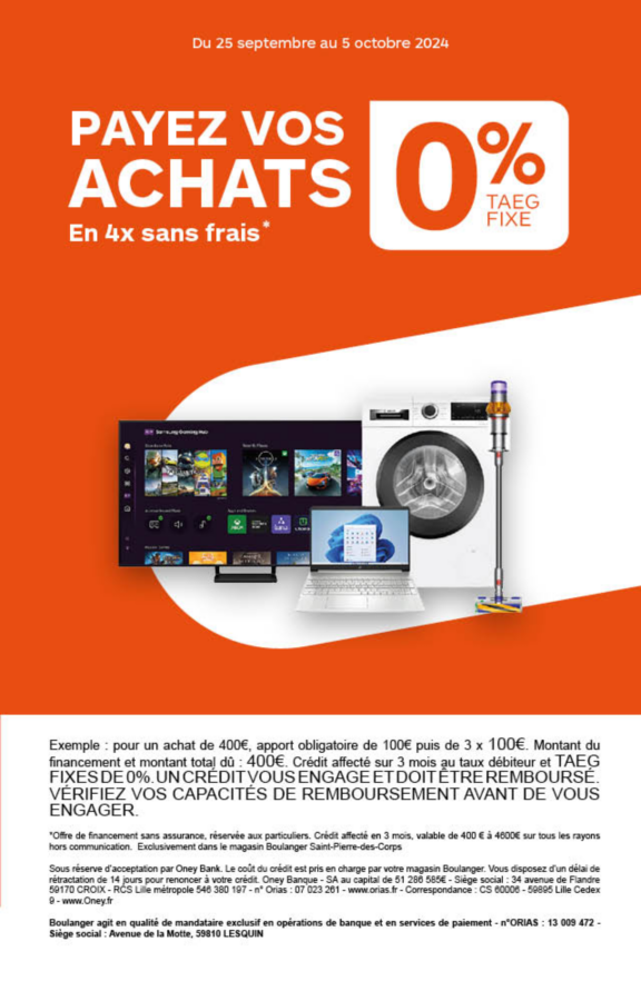 Offre de financement