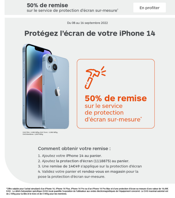 zagg pour iphone14 