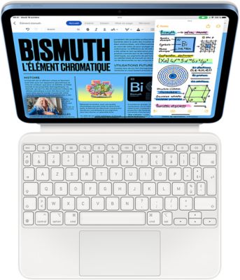 Slide Over sur iPad avec les apps Pages et Notes.