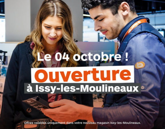 Ouverture à Issy-les-Moulineaux le 04 octobre 2022