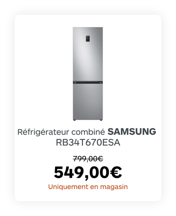 Réfrigérateur combiné