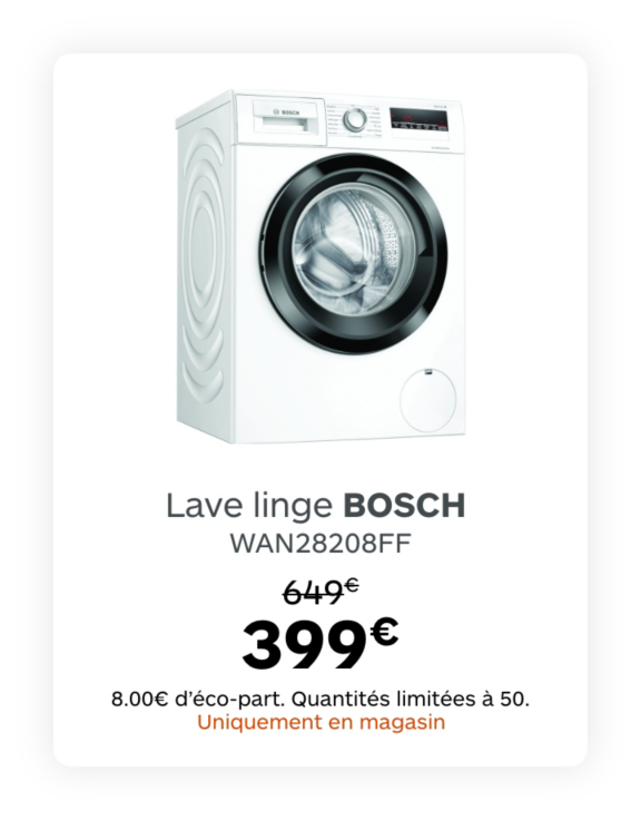 Lave linge BOSCH