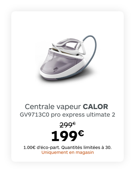 Centrale vapeur CALOR