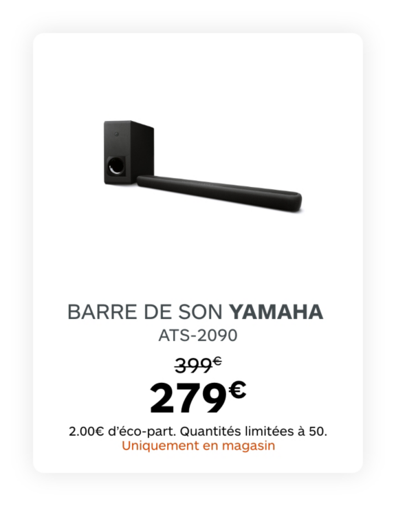 Barre de som YAMAHA