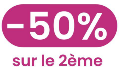 -50% sur le 2ème