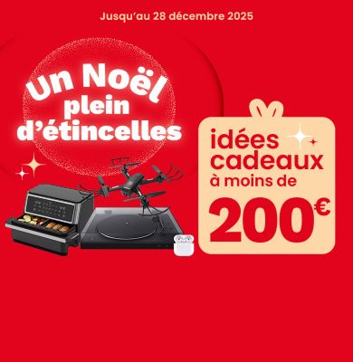 Cadeaux à moins de 200€