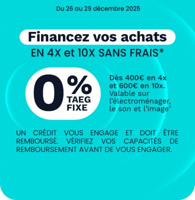 Financement sans frais 