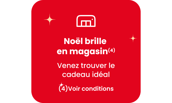 Noël brille en magasin Venez trouver le cadeau idéal