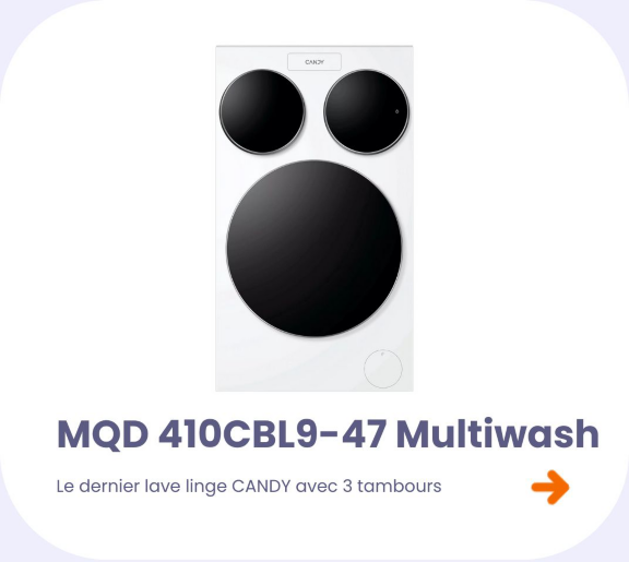 Lave linge hublot CANDY MQD 410CBL9-47 Multiwash