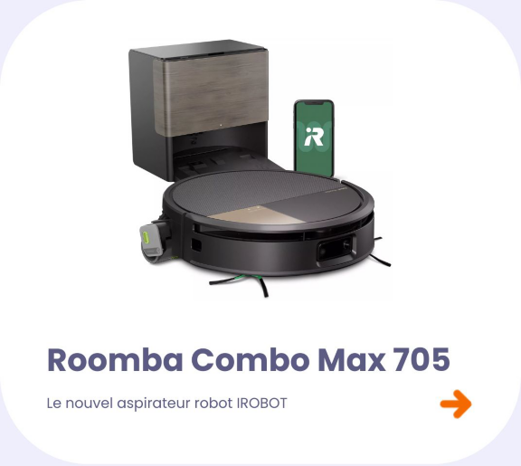 Aspirateur robot IROBOT Roomba Combo Max 705