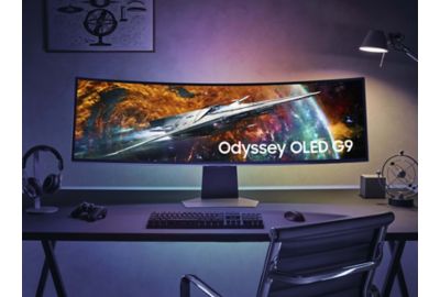 Ecran PC Gamer SAMSUNG ODYSSEY OLED G9 G95SC Incurvé 49''