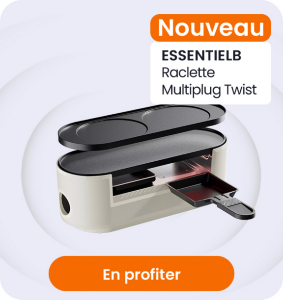 Nouvelle raclette ESSENTIELB ERMT1 Multiplug Twist crème
