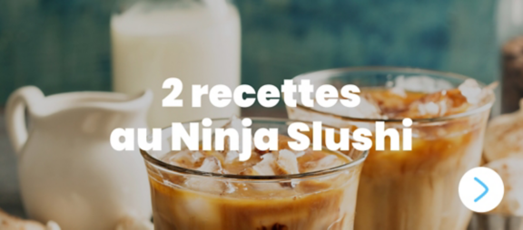 2 recettes au Ninja Slushi