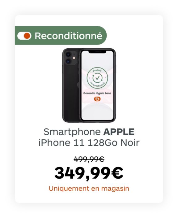 Smartphone reconditionné APPLE