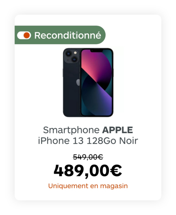 Smartphone reconditionné APPLE