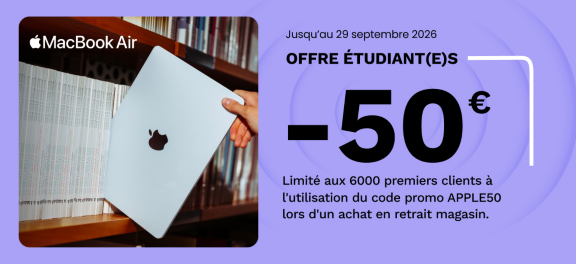 Offre étudiante Apple