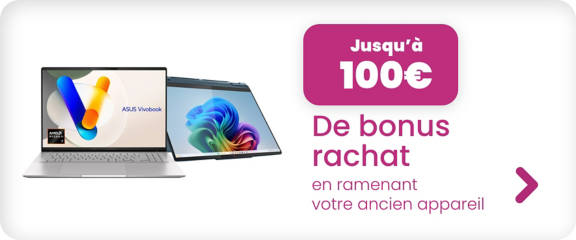 Jusqu'à 100€ de bonus rachat