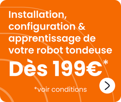 Installation, configuration & apprentissage de votre robot tondeuse dès 199€*