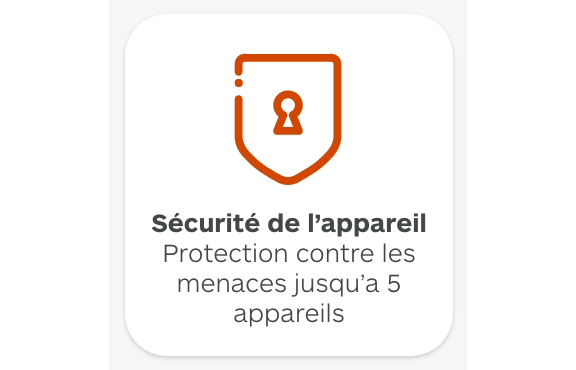 Sécurité de l'appareil