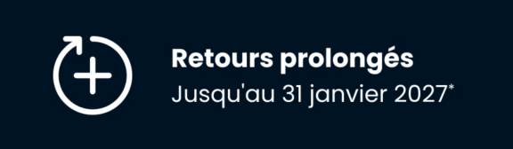 Retours gratuit sous 15 jours