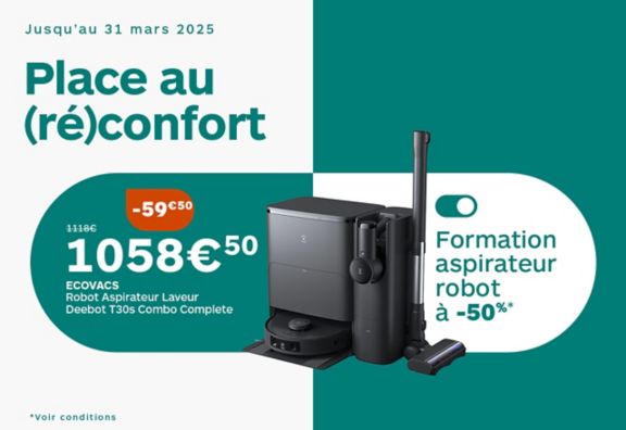 Ecovacs Deebot T30s Combo Complete