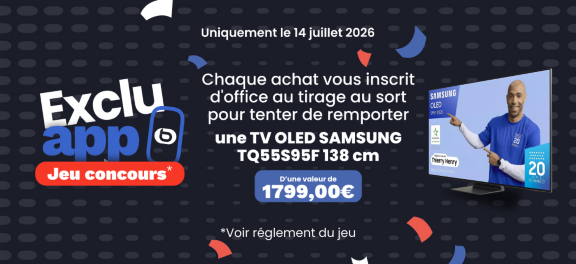 Jeu concours exclu app