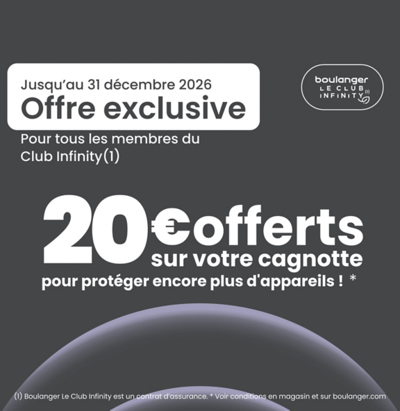 Offre exclusive Club Infinity