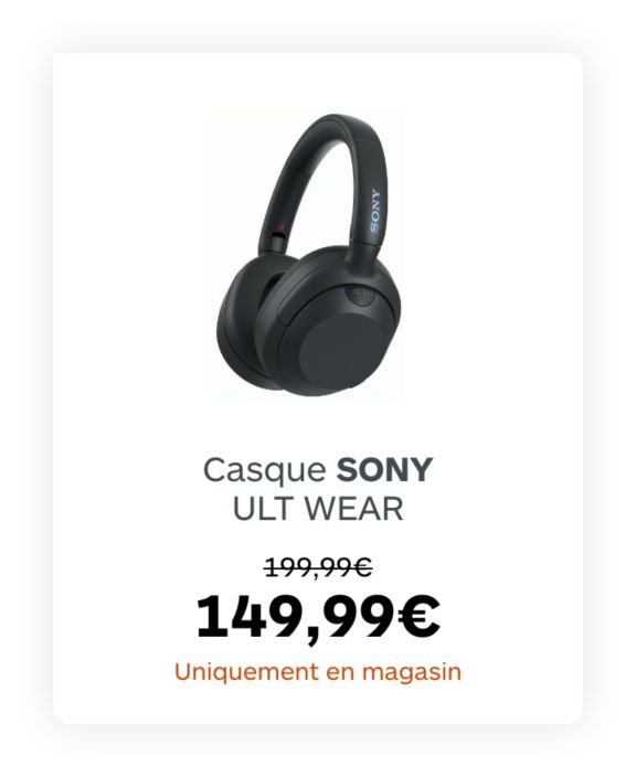 Casque SONY