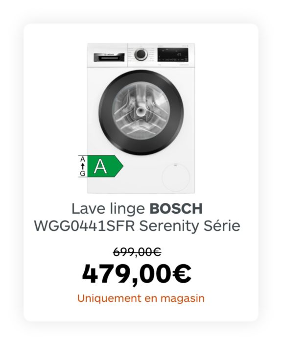 Lave Linge BOSCH