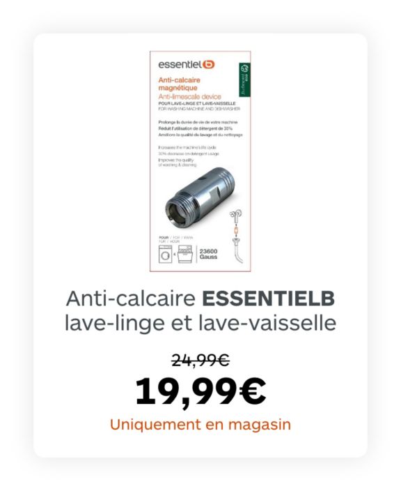 Anti-calcaire ESSENTIELB