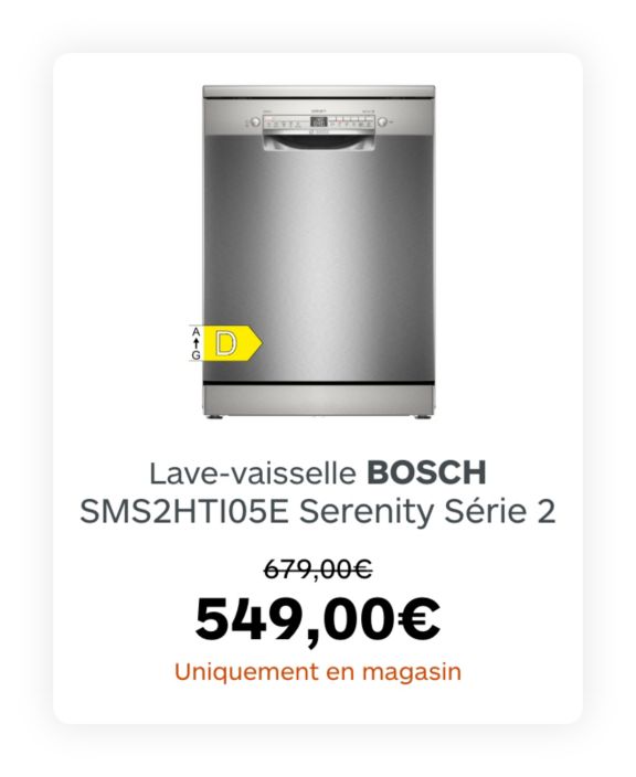 Lave-vaisselle BOSCH