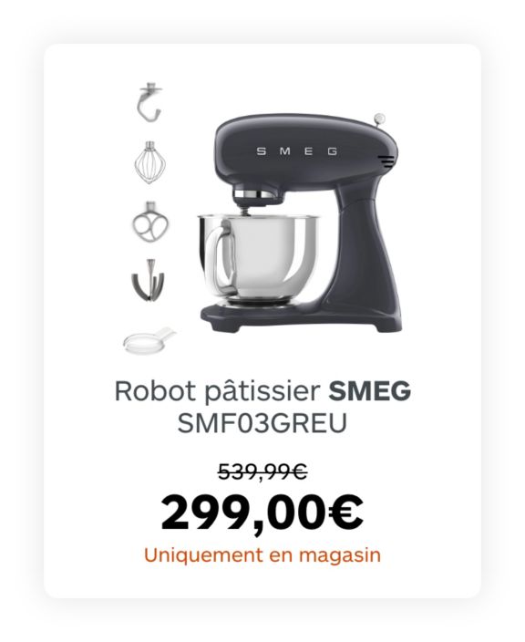 Robot pâtisser SMEG