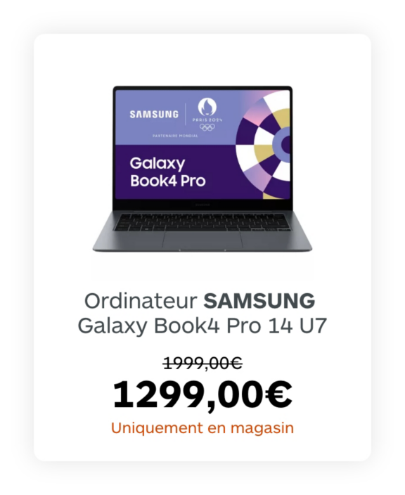 Ordinateur portable Samsung