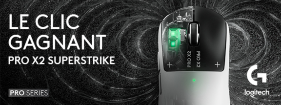 Souris Gamer Sans Fil LOGITECH PRO X2 SUPERSTRIKE