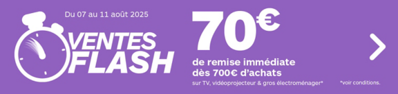 Ventes flash !
