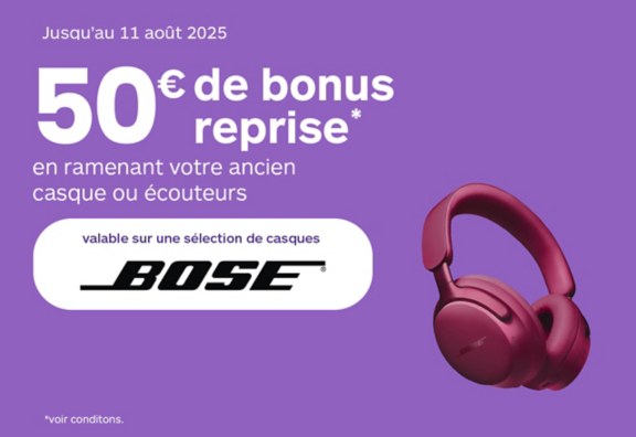 Offre de reprise BOSE