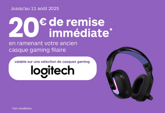 Offre de reprise LOGITECH